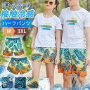 水着 メンズ レディース サーフパンツ 花柄 水陸両用 軽量 速乾 海パン 海水パンツ ショートパンツ 無地 アロハ 夏物 短パン 大きいサイズ