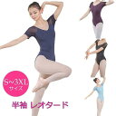 バレエ衣装 練習衣装 パッド取外し可能 メッシュ 半袖 ダンス レオタード レッスン着 ジュニア&大人用 S-3XL