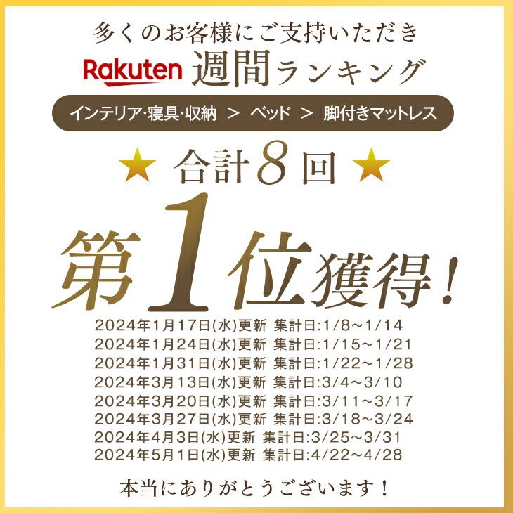 楽天1位 累計32万台突破！神コスパ 高反発 & ボンネルコイル 脚付きマットレス シングル 安心のエコテックス生地 マットレス ボンネルコイル 脚付マットレス 脚付き シングル セミダブル ダブル ベッド ベット 一体型 ブラック ホワイト グレー 2