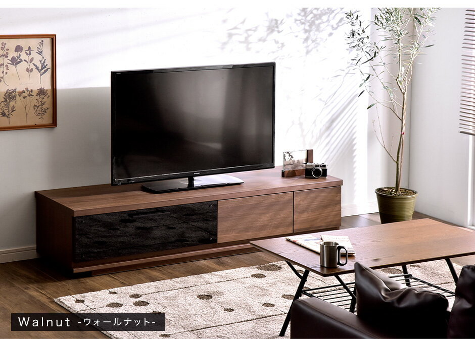 【送料無料】 日本製 テレビ台 幅150 完成品 国産 鏡面 テレビ台 テレビボード TV台 テレビラック ローボード TVラック ロータイプ 32インチ 42インチ 52インチ ホワイト ブラック ウォールナット オーク 【大型商品】