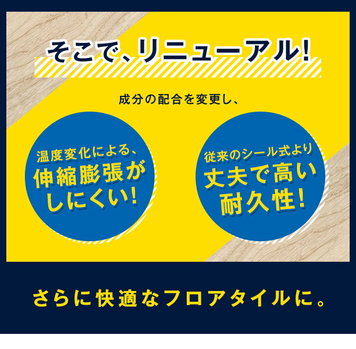 【在庫一掃26,799円】 伸縮膨張しにくい！ 貼るだけ！簡単施工 シール式 フロアタイル ウッドカーペット 12畳分 （木目:144枚入 ストーン:96枚入） 木目調 ストーン調 大理石調 フロアシート リノベーション ウッド調 フローリングマット 3