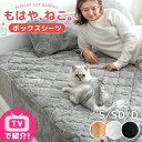 【エントリーP7倍!10時迄】 ≪TVで紹介≫ もはや、ねこ。 一体型 ボックスシーツ 洗える 暖かい 防ダニ 抗菌防臭 一体型ボックスシーツ 敷きパッド 敷パ...