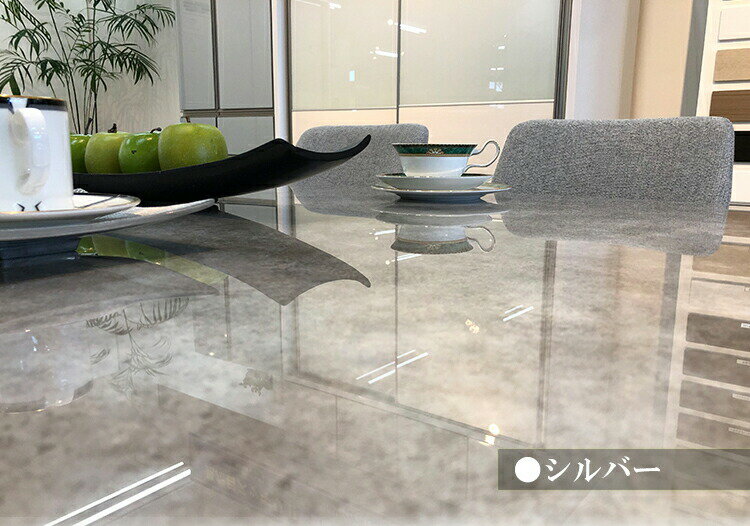 エレノア | 7点 幅180cm 高級 ガラステーブル ダイニングテーブルセット 国産 【 国産天板 6人掛け ガラステーブル ダイニング 6人用 ダイニングセット 北欧風 木製 ダイニング 食卓 日本製 強化ガラス 大理石風 高級