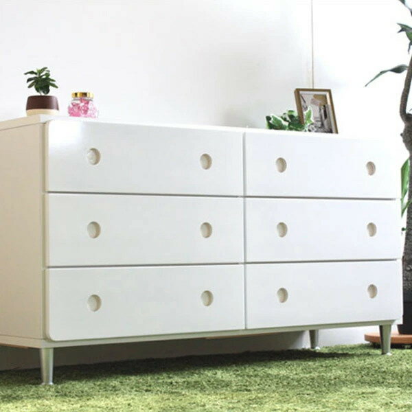 Rakuten - 120-3 ローチェスト 3段 たんす タンス 箪笥 ローチェスト 収納家具 カラーチェスト 洋服ダンス 子ども部屋 キッズ 収納 ト リビング 120cm 完成品