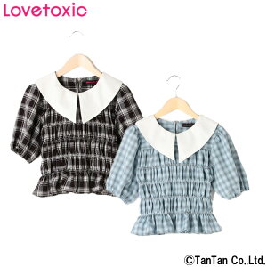 【スーパーセール】ブラウス LOVETOXIC ラブトキシック 女の子 キッズ ジュニア 140 150 160 トップス 夏 かわいい おしゃれ【K】【2202】【C】