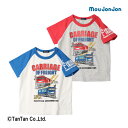 Tシャツ 半袖 JR貨物 電車 ラグラン 男の子 キッズ 90-130cm JR トップス 子供服 moujonjon ムージョンジョン【K】【2302】【42】