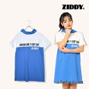 ワンピース 半袖 ZIDDY ジディ ジュニア 女の子 ロゴ フード キッズ 子供服 130 140 150 160 かわいい かっこいい