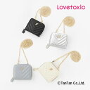 【週末限定SALE10％OFF】LOVETOXIC ラブトキシック 二つ折り財布 女の子 24春 ショルダー紐付き キッズ ジュニア プレゼント ウォレット 小銭入れ【G】【2401】【48】