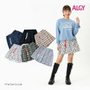 【50%OFFセール】ALGY アルジー チャーム付きプリーツスカパン 子供服 パンツ スカート 120-160cm【K】【2403】【52】