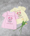 【50%OFFセール】サンリオコラボ Tシャツ 半袖 シナモロール ハート 女の子 キッズ ベビー トドラー シナモン クリーム ピンク 子供服 80-130cm ラポシェビスキュイ【K】【新作】【2502】【59】