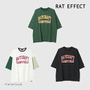 【SALEプライス】CAMP FIELDスーパービッグTシャツ カットソー 半袖 ゆったり 夏 涼しい 子供服 男の子 キッズ ジュニア ブラック ダークグリーン オフ 120-170cm RAT EFFECT ラットエフェクト【K】【新作】【2502】【E1】