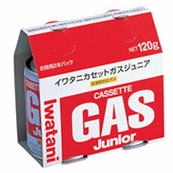 イワタニ カセットガスジュニア2P(2本パック) CB-JR-120P【納期目安:1週間】 蛍光灯 モールバッグ 濃紺 サイズ 直径 質量 巾着 リサイクル 軽量 エコ