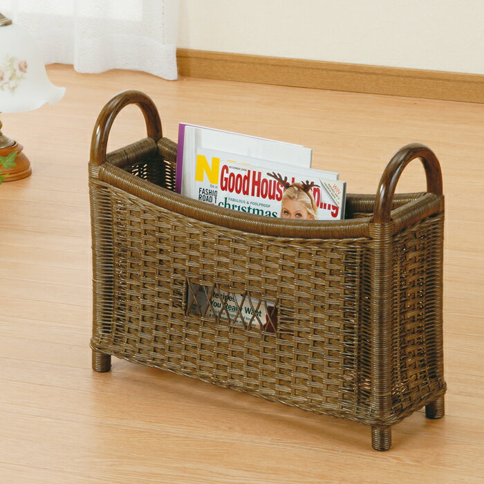 今枝商店 Romantic Rattan 籐マガジンラック R266B