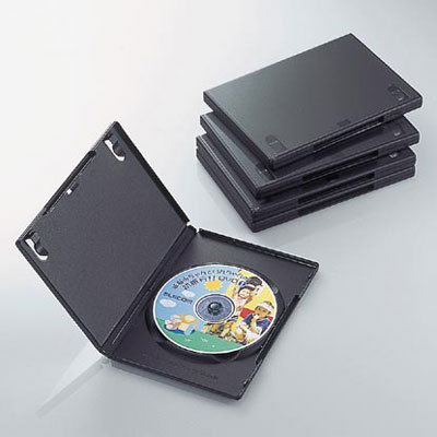 Rakuten - DVDトールケース(5枚パック・ブラック) エレコム CCD-DVD02BK