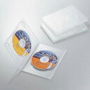 エレコム DVDトールケース 両面収納(3枚パック・クリア) CCD-DVD04CR