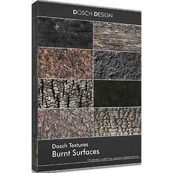 DOSCH DESIGN DOSCH Textures: Burnt Surfaces DT-BURSUR