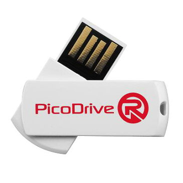 グリーンハウス 回転式キャップ採用USBフラッシュメモリ「PicoDriveR」32GB GH-UFD32GRM