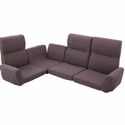 ファンクション ソファ 東谷（あづまや） LSS-11BR リクライニング スチール ポリプロピレン 機能性 快..