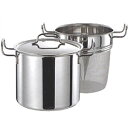 宮崎製作所 ジオ・プロダクトシリーズ?パスタポット(21cm) KND-013045 パスタポット 調理器具 21cm 鋼 熱効率 ステンレス 直付け お湯切り...