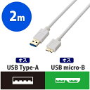 yyzGR USB3.0P[u/A-microB^Cv/X^_[h/2m/zCg USB3-AMB20WH