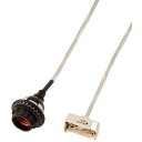 ヤザワ ペンダントライトソケットのみ ICL1 ペンダントライト ソケット 引掛けシーリング E26 消費電力100W コード長1m 軽量 パッケージ付き イン...