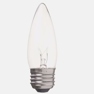Rakuten - シャンデリア球10Wクリア口金E26 ヤザワ C322610C シャンデリア クリア クリスタル 球 火 電球 照明 高級 デザイン 豪華 インテリア 輝き 飾り ライト 明るい 装飾 ラグジュアリー 視覚 美しい 輝く