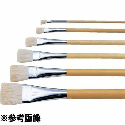 アーテック 平筆(ポスター用・白毛)2号(1本) ATC-10702 平筆 ポスター用 白毛 2号 日本画筆 金具 平ら..