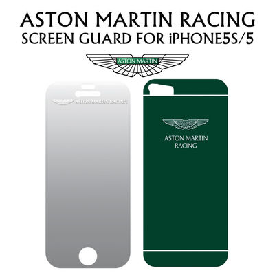 Aston Martin アストンマーチン iPhone5s/5専用両面保護フィルム (液晶+背面)[2 In 1 Screen Guard] Green SGIPH5001C