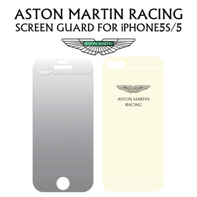 Aston Martin アストンマーチン iPhone5s/5専用両面保護フィルム (液晶+背面)[2 In 1 Screen Guard] White SGIPH5001B