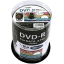 C HIDISC DVD-R 4.7GB 100Xsh 1`16{Ή Chv^u HDDR47JNP100y[ڈF1Tԁz