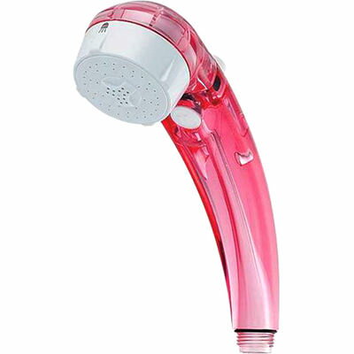 低水圧用マッサージストップシャワー クリアレッド カクダイ 356-720-CR【納期目安：1週間】 低水圧 マ..