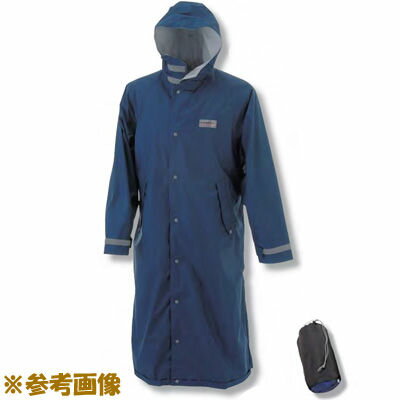 カジメイク 7260 エントラントレインコート ネイビー LL 7260-55-LL【納期目安:1週間】 エントラント レインコート 防水 自転車 スクーター ...