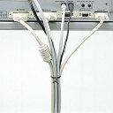 サンワサプライ OAねじラー CA-611N ワイヤー管理 ケーブル整理 ケーブル収納 オフィスアクセサリー ブラック 便利 コンパクト 機能的 簡単操作 作業効率アップ オフィスワークに最適 ケーブルをスッキリ 使いやすい スペース節約 長さ調整可能 整理整頓(2)