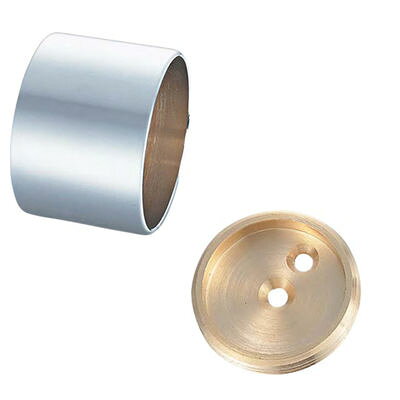 【20個セット】真鍮クローム 二重ソケット φ16mm