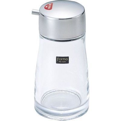 アスベル フォルマ しょうゆ差し 特大 4974908224782 卓上用品 ガラス ステンレス 曲線 注ぎ口 液だれ防止 容量 サイズ 材質