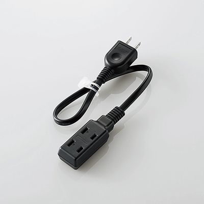 Rakuten - 延長コード 電源タップ 0.3m 3個口 超小型モバイル延長コード 黒 エレコム T-M303BK