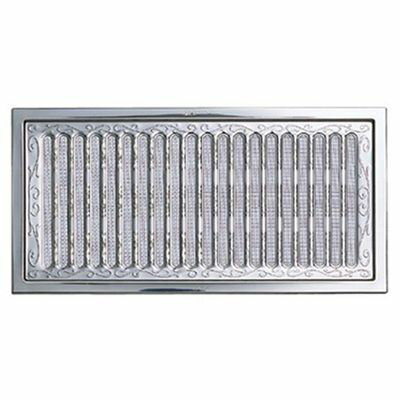 樂天商城 - 【10個セット】ステン床下換気孔「唐草」200×400mm 網付 シルバー YK2040-SM 宇佐美工業 0006-01103 ステン床下換気孔 唐草模様 床下換気口 200×400mm ステンレス SUS304 日本製