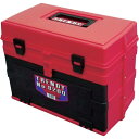 明邦化学工業 トレンディNO.8200 tr-4028805 ツールボックス 収納 耐衝撃性 レッド 大容量 フリー収納 小型ツール 中型ツール 現場 家庭