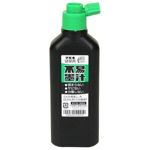 不易 建築用墨汁 No.1 180ml 4902561510010 建築用 墨汁 耐水性 木材 合板 コンクリート 墨打ち 墨糸 墨綿 乾燥 再利用 耐久性 PE 紙 コード JANコード