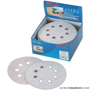 NCA ランダム用ペーパー 50枚入 A-180 4977292360869 ランダムサンダー パターンコート 特殊パターンコート 研削力 耐久性 目詰まりし難い 取替え簡単 クラフト紙 熱硬化性樹脂 アルミナ砥材 保護具着用