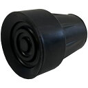 ウィザ(WIZ'A) 杖用ゴムチップφ22mm用 20122BL 4904781389117 杖 ゴムチップ φ22mm 滑り止め 安定性 耐久性 黒色 軟らか 軽量 パッケージ 装着 保護 防止 付け替え シンプル 便利 アウトドア インドア