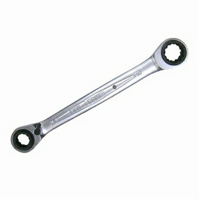 前田金属工業 【メール便での発送商品】 TONE(トネ) 4WAYラチェットめがねレンチ RMW-0813 4953488268492 TONE 4WAY ラチェットめがねレンチ 作業効率 ストレート形状 狭い場所 安全ロープ