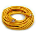 KOWA(コーワ) ロック式延長コード15A10 KWL112-10 キイロ 4580138481125 ロック式延長コード 15A 10メートル 耐寒性 環境にやさしい 抜け止め式 安全 鉛フリー 屋内用 軽量
