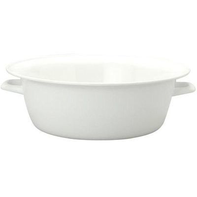 たらい40cm 10L (ホワイト) TA-40 野田琺瑯 KND-475215 たらい 40cm 取手付き 料理 ホワイト ホーロー ..