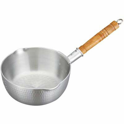 ナカオ アルミ打出 ヤットコ雪平鍋 21cm 05-0032-0805 21cm 両口仕様 2.7L アルミ 軽量 便利 耐久性 料理 調理器具 キッチン 家庭用 グルメ デザイン 使いやすい 熱効率 冷めにくい 軽量設計