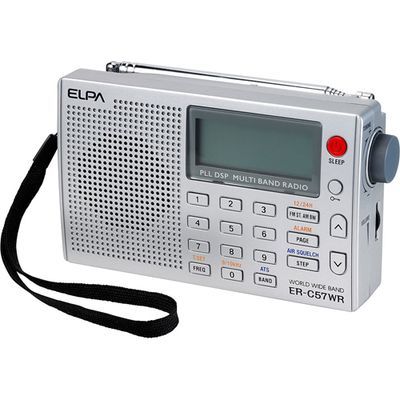 ELPA ワールドラジオ 短波 長波 FM AM AIR ER-C57WR