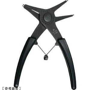 マルト長谷川工作所 KEIBA スナップリングプライヤー(軸穴両用 有効呼径〜40mm) 140 S026 スナップリングプライヤー 軸穴両用 有効呼径40mm グッドデザイン賞 ロングライフデザイン賞 爪先径1.2mm 軸用10-40mm 穴用10-40mm ばね付 日本製