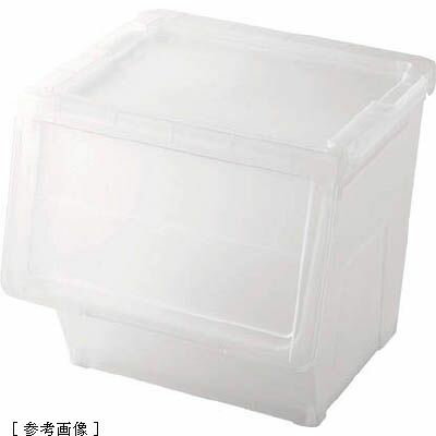 TENMA カバコ L クリア 450×420×410 天馬 KBKLCL ストレージ 収納 プラスチック フラップ式 キャスター インテリア 日本製