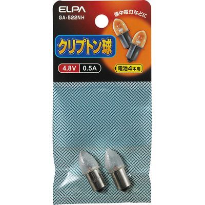 ELPA クリプトン球 4.8V 0.5A GA-522NH