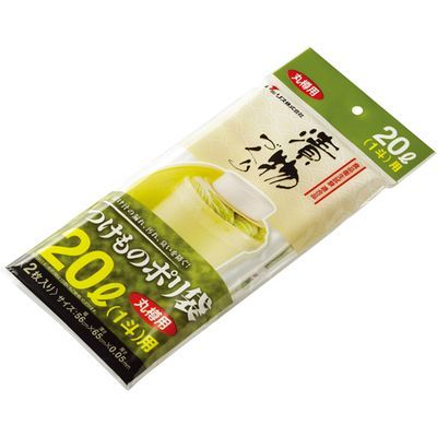 リス 【メール便での発送商品】 漬物ポリ袋 丸樽用 20L(1斗)用 2枚入 4971881149149 20L 食品衛生試験 ポリエチレン 耐冷温度 中国